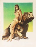 Mel Ramos, Browned Bare , 1970 Lithograph signed and nu