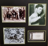 Jack Dempsey cut PSA/DNA with photos matted