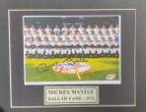 Mickey Mantle. Autographed 8x10 photo