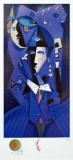 The Blue Magician by Jesus Fuertes - Lithograph HS/N