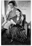Frida Kahlo & Diego Rivera  lithograph 36x24