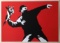 Banksy SilkScreen W Publishers Stamp