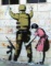 Banksy, Girl & Soldier Satire , offset lithograph