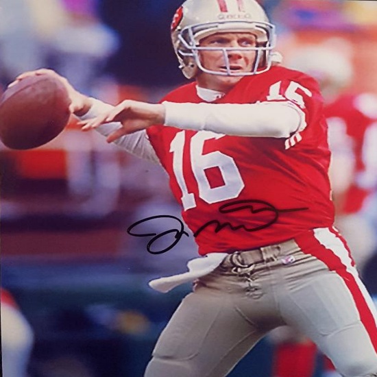 Joe Montana Signed 8 x 10