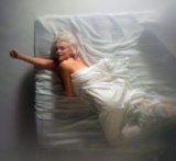 DOUGLAS KIRKLAND, MARILYN MONROE (NUDE IN WHITE SILK SHEET)