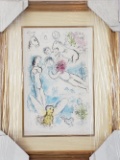 Marc Chagall, Original color lithograph bookplate