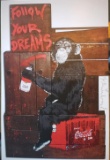 Mr. Brainwash, offset lithograph with mat