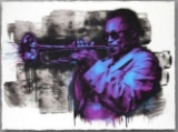 Mr. Brainwash - Miles Davis 2015 screenprint signed,