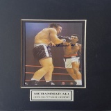 Muhhammed Ali Autographed Photo on Matt