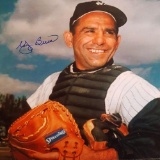 Yogi Berra signed 8 x 10 photo