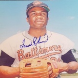 Frank robinson signed 8 x 10 photo