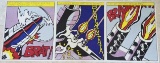 Roy Lichtenstein Tryptycon Offset Lithographs