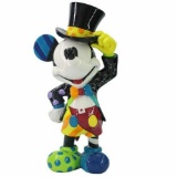 Disney by Romero Britto 'Top Hat Mickey Mouse' Stone Resin sculpture