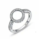 925 Sterling Silver Forever Love Hearts White Sapphire
