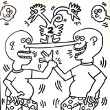 Keith Haring, Untitled Xiv, Lithograph - 1985