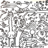 Keith Haring, Untitled I, Lithograph - 1985