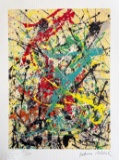 Jackson Pollock 'Un-Titled' 1978, Limited Edition Lithograph