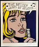 Roy Lichtenstein 'The Melody Haunts My Dreams - 1986' Limited Edition Lithograph