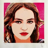 Johnny Depp 'Lily Rose' Limited edition lithograph
