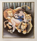 Yuval Mahler 'Leo' From The Zodiac Suite, Signed & Numbered Lithograph