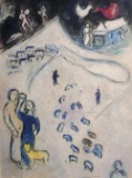 Marc Chagall, Daphnis And Chloe - Winter, Lithograph