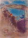 Marc Chagall, The Young Men Of Methymne, Lithograph