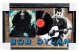 Bob Dylan, Autographed Signed Album Record, Framed with COA