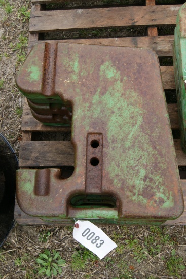 John Deere suitcase weights