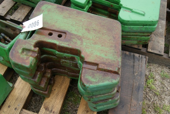 John Deere suitcase weights