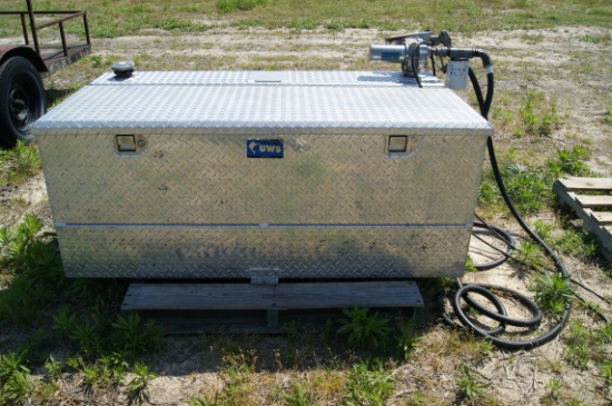 UWS toolbox & 100 gal. fuel tank; GPI pump