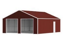 NEW SDL 25X45FT DOUBLE GARAGE METAL SHED