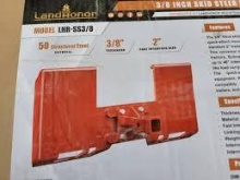 NEW LANDHONOR MODEL# LHR-SS3/8-3/8" SKID STEER MOUNT PLATE. Weight: 90.4