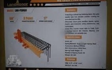 NEW LANDHONOR MODEL# LHR-PSR60-60" PINE STRAW RAKE