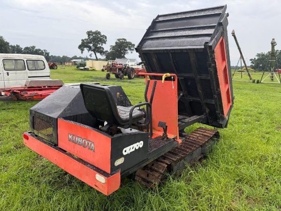 Kobota Cr2700 Dumpcart With Tracks (See Video)