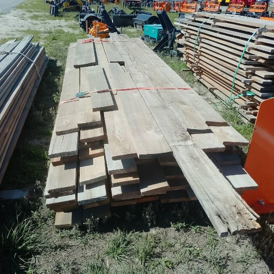 Stack of Rough Cut Lumber