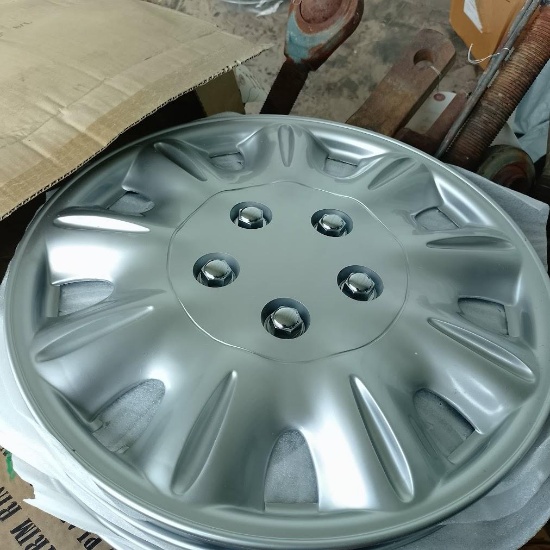 (8) NEW WHEEL COVERS
