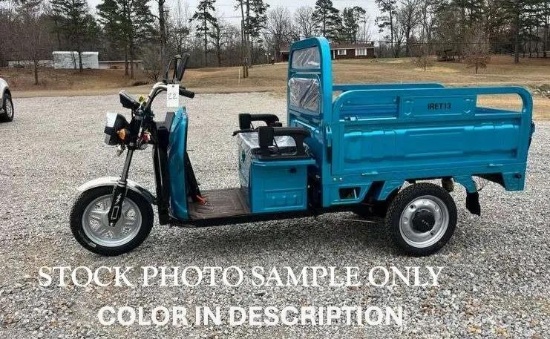 NEW 2026 SDLANCH BLACK IRET13 UNASSEMBLED NEW DUMPBED ELECTRIC TRICYCLE
