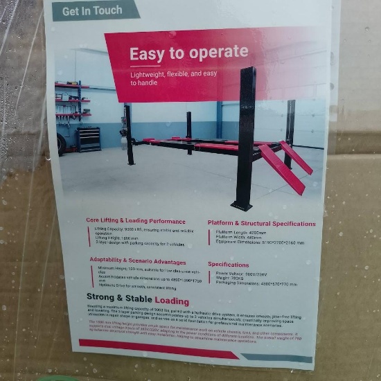 NEW 2026 SDLANCH FPPL BLACK FOUR-POST CAR LIFT