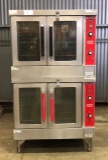Vulcan VC6GD-SEFCAN Stainless Steel Commercial Full Size Deep Depth Double Stack Convection Ovens