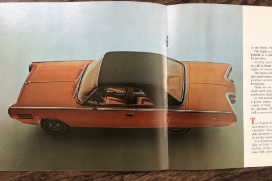 The Chrysler Turbine Brochure