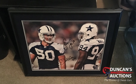DeMarcus Ware & Shaun Lee autographed picture