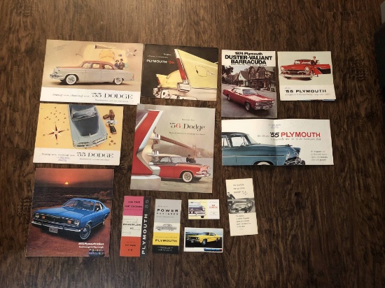 1950's Dodge & Plymouth Sales Pamphlets