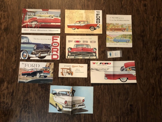 Original 1950's Ford Sales Pamphlets