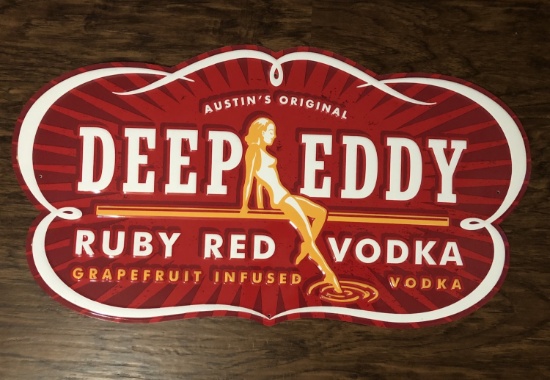 Deep Eddy Vodka Metal Sign