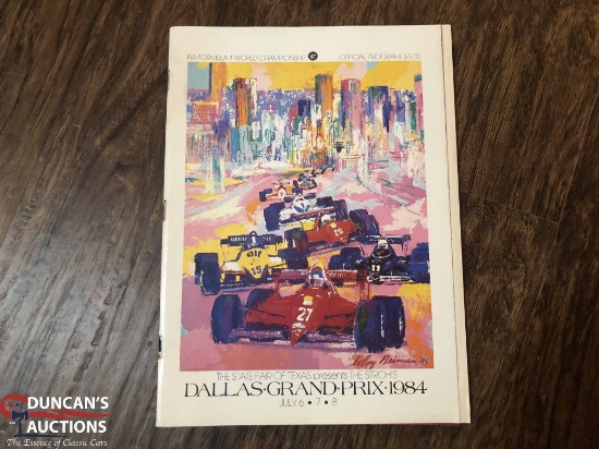 1984 Dallas Grand Prix Official Program