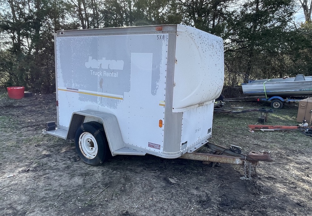 5 X 8 Enclosed Jartran Trailer Proxibid