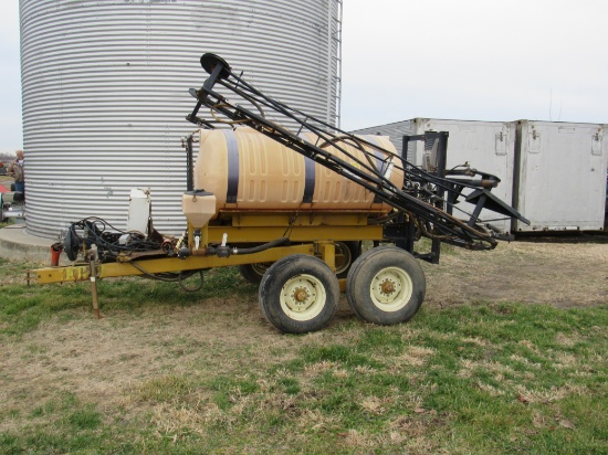 Ag chem sprayer 500 gal 45’ boom walking tandem, inductor