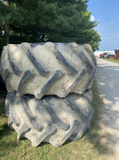 (2) FIRESTONE 35.5XL32 W/ RIMS