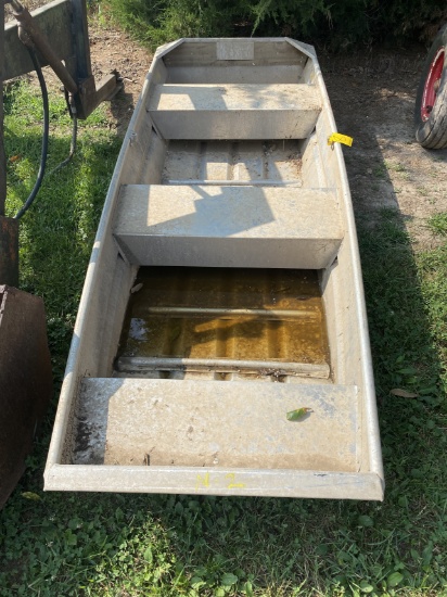 ALUM JON BOAT FLAT BOTTOM 10FT