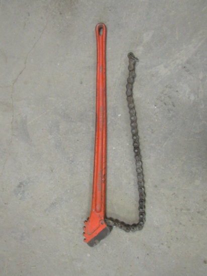 LARGE RIGID BRAND 36" CHAIN WRENCH